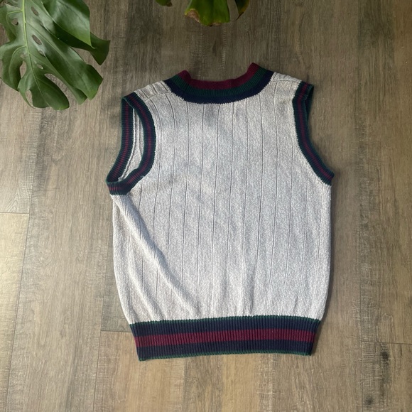 Vintage Sears Roebuck Knit Sweater Vest - Picture 2 of 4